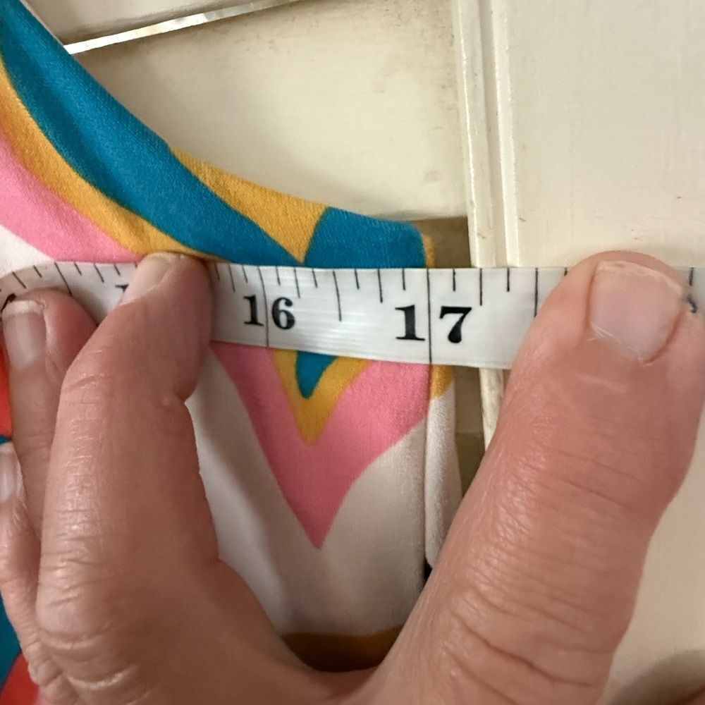 JM Collection Multicolor Geometric Mini Dress - Picture 3 of 7